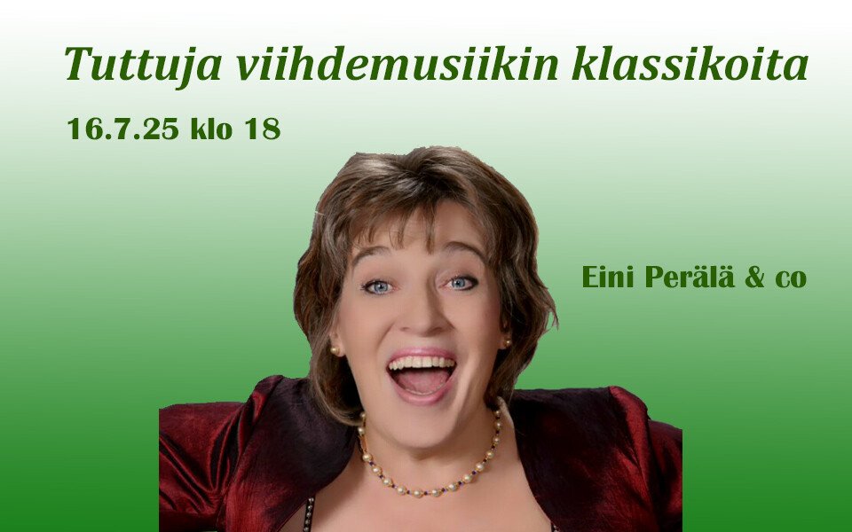 Viihdemusiikin klassikoita - maksuton yhteislaulutilaisuus