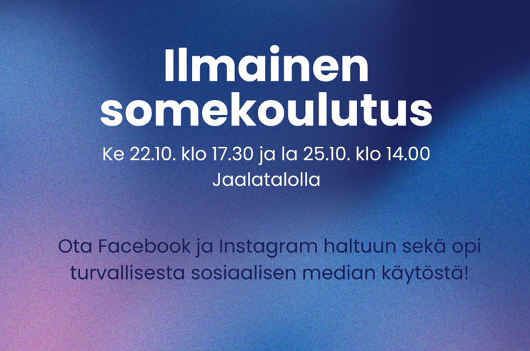 Ilmainen somekoulutus